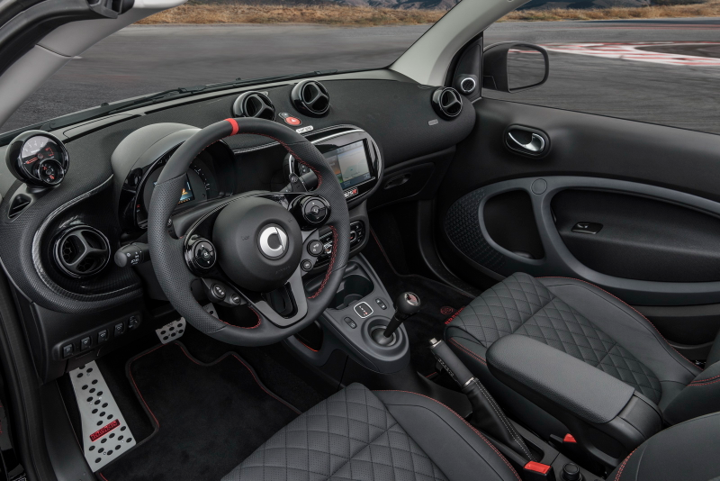 Illustration for article titled The Brabus 125R Is a Ballistic 125-HP Smart ForTwo Pocket Rocket